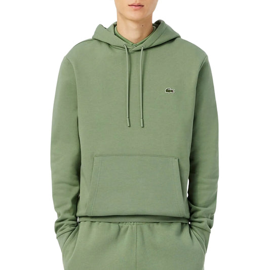 Lacoste Bio Cotton Fleece Hoodie Green (SH9623-S86) Men