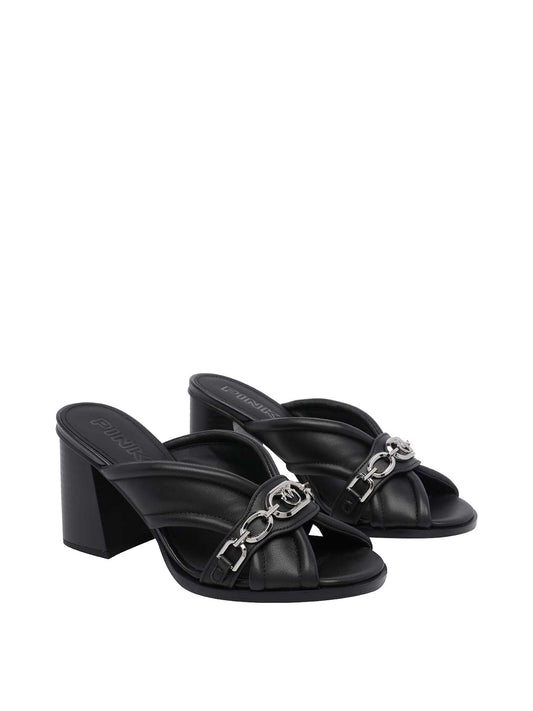 LARA 01 - SANDAL NAPPA BLACK Women