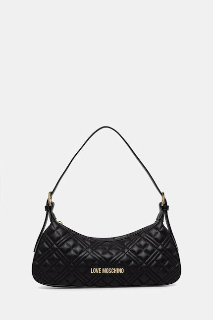 Love Moschino BORSA QUILTED PU NERO+GAL.ORO (JC4142PP0NLA0000) Women