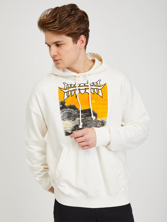 Diesel Cream Hoodie White (SUNICE-3574993) Men