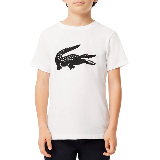 Lacoste Sport Tennis Oversized Croc T-shirt JR White (TJ2910-AU8) Kids