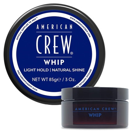 American Crew Men's Whip Styling Cream Light Hold Natural Shine 85g Men