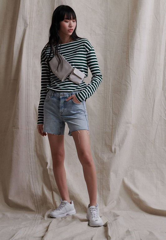 Superdry & Co DENIM MID LENGTH SHORT (SU221S057-K13) Women