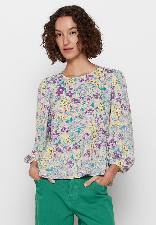 JDYMERLE 7/8 PEPLUM TOP WVN LO Women