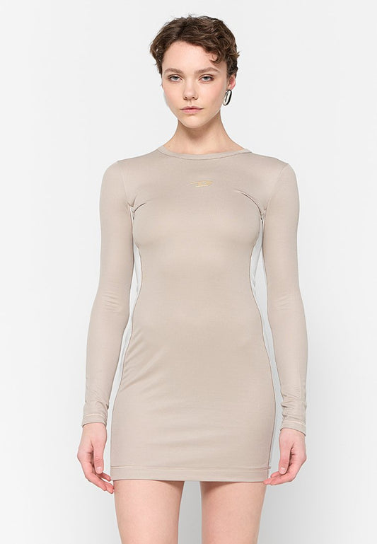 Diesel D OVALD OUT Dress Taupe (ZZO2V2CCZ-Q00) Women