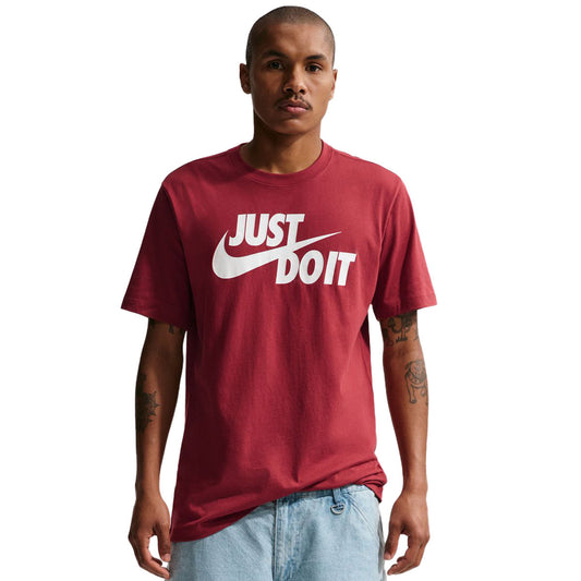 Nike T-Shirt Just Do It Swoosh Team Crimson (AR5006-613) Unisex