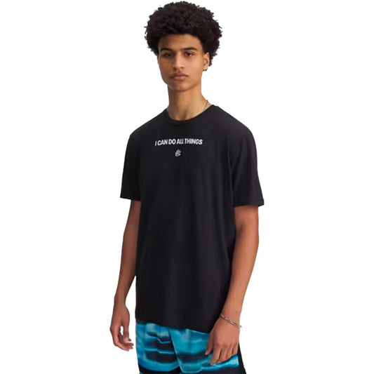 Under Armour T-Shirt Curry Playable 2 Black (1390408-001) Unisex