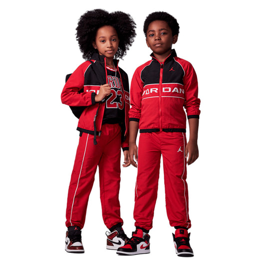 Jordan Tracksuit Wind Breaker Piping Gym Red (85D763-R78) Kids