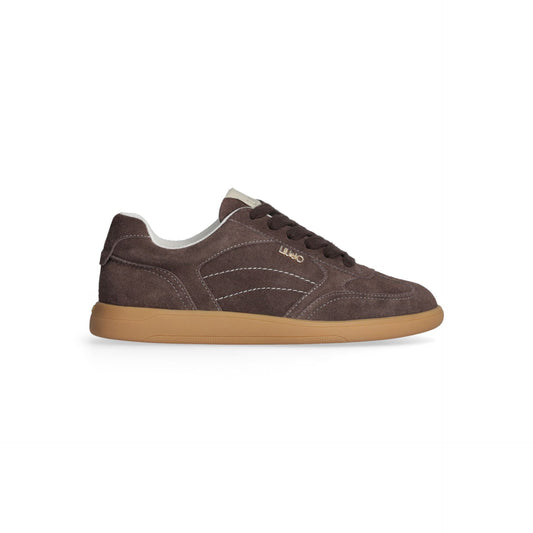 CONNOR 01 - SNEAKER COW SUEDE EBANO Women