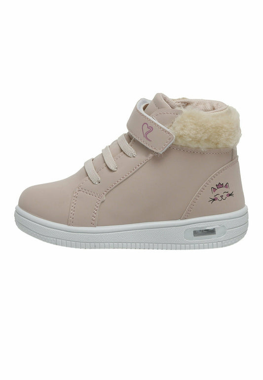 Seventeen GIRL LIGHT PINK SNEAKER HI GAREN.P1 2PR Light Pink (SGU13D028-J11) Kids