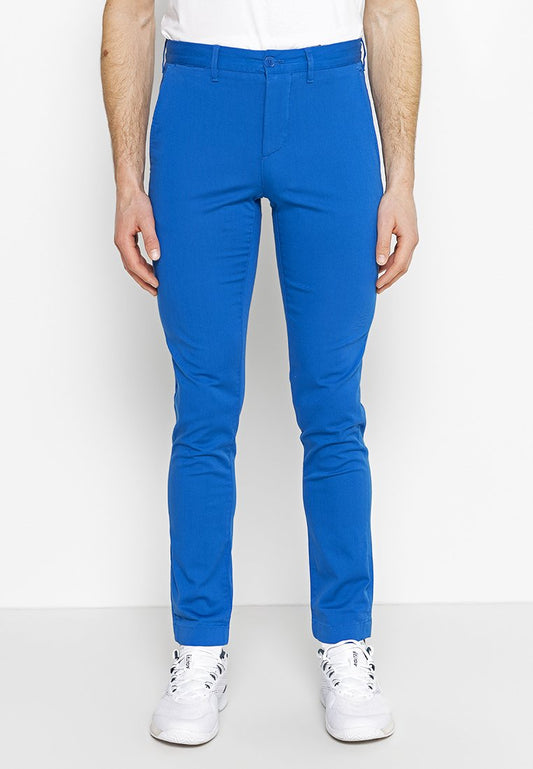 Lacoste Trousers CHINO Blue (ZZO2EWA02-K00) Men