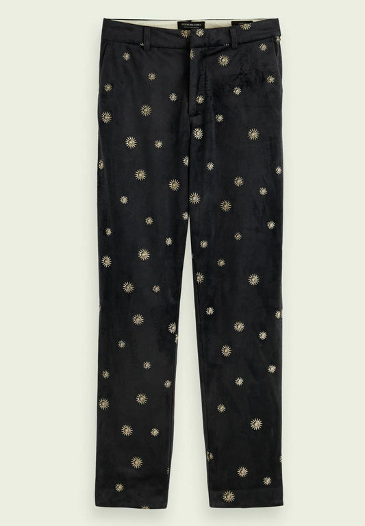 Scotch & Soda Lowry embroidered slim-fit trousers Women