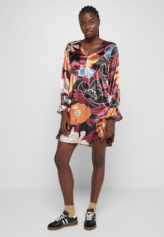 VILA VIBIZ L/S V-NECK DRESS/ZL (ZZO22ZJ11-Q00) Women