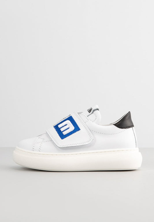 Msgm BLOCK COLOR EMBROIDERED LOGO LEATHER LOW Top SNEAKERS STRA multi-coloured (ZZO2LMY05-T00) Kids