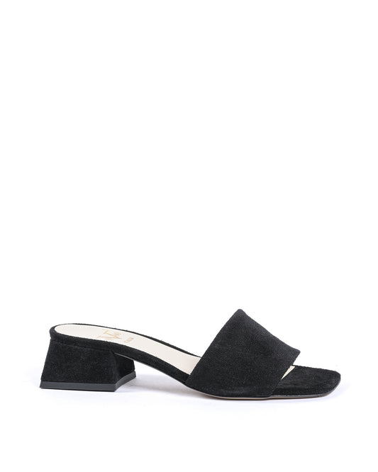 19V69 by VERSACE Black Sandals (100722) Women