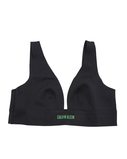 Calvin Klein Womens Swim Top KW0KW02890BEH Black