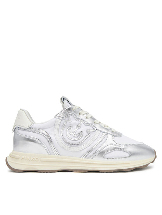 ZOE 01 - SNEAKER METALLIC/FABRIC N SILVER Women