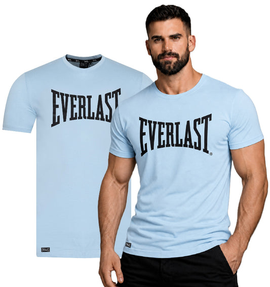 Everlast T SHIRT T Shirt EL024 Sky Blue (9994) Men