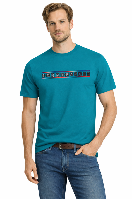 JUMPER T-SHIRT T-shirt Men's Turquoise (9184) Men
