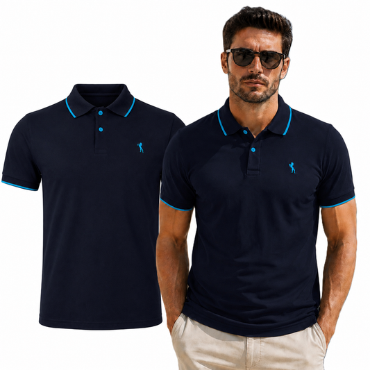 LION T-SHIRT POLO DARK NAVY (10422) Men