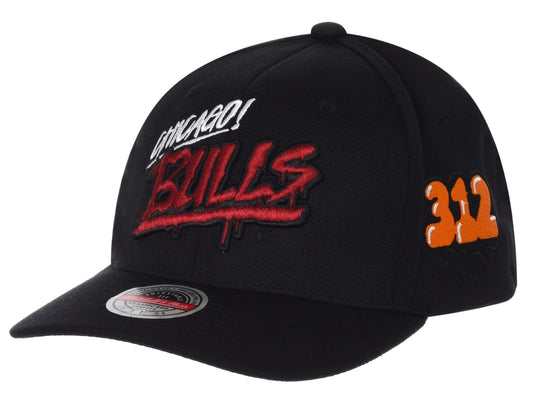 Mitchell & Ness Cap Z Peaked NBA HWC SLAP STICKER CLASSIC RED BULLS (6869) Men