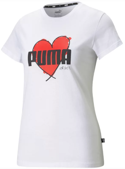 PUMA - T-SHIRT - HEART TEE 587897-02 Women