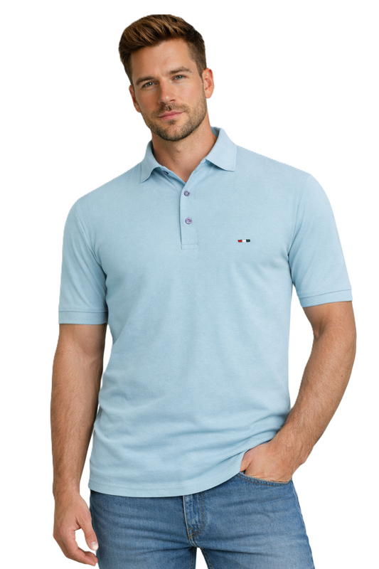RAMOSS T-shirt Men's POLO Light Blue (9210) Men