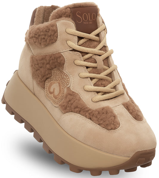 SOLO SOPRANI COUTURE Shoes SSW527P05/01 AUSTRALIA SUEDE FUR (8027) Women