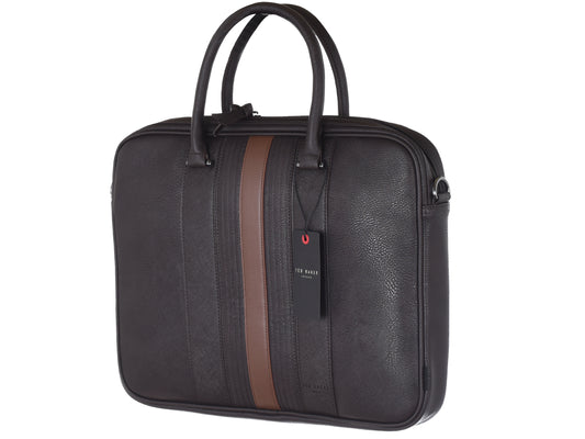 TED BAKER LONDON LAPTOP BAG 256434 BRN CHOC NEVVER (5026) Men