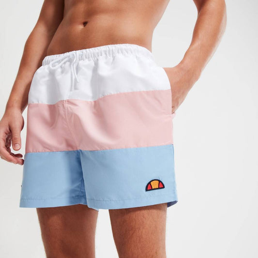 Cielo Swim Shorts White/Light Pink/Light Blue (SHR04797) Men