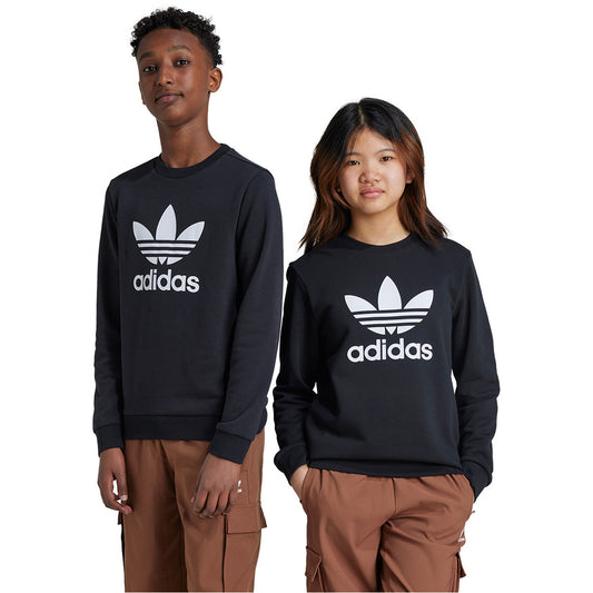 adidas Sweatshirt Trefoil Crew black (IY7435) Kids